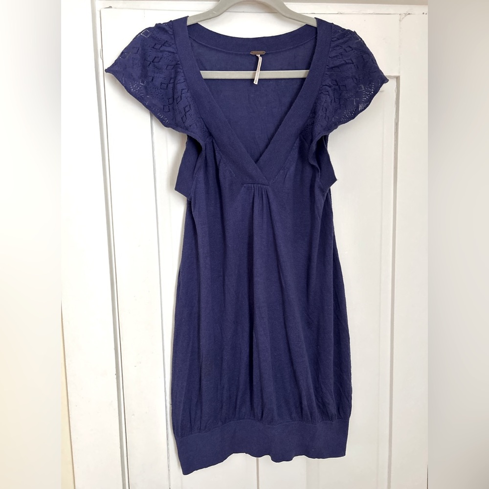 Free People purple knit dress or tunic